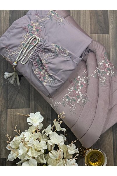 Gerenic Padded foam prayer mat set with embroidered sheet