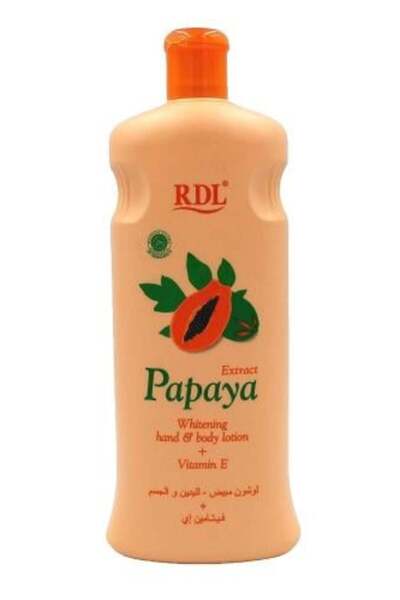 RDL Skin Whitening Lotion for Hands and Body, 600 ml with Papaya Extract from