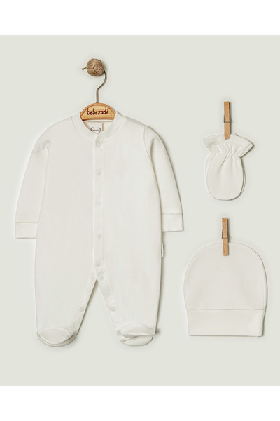 Bebezade 3 Piece Basic Jumpsuit Set