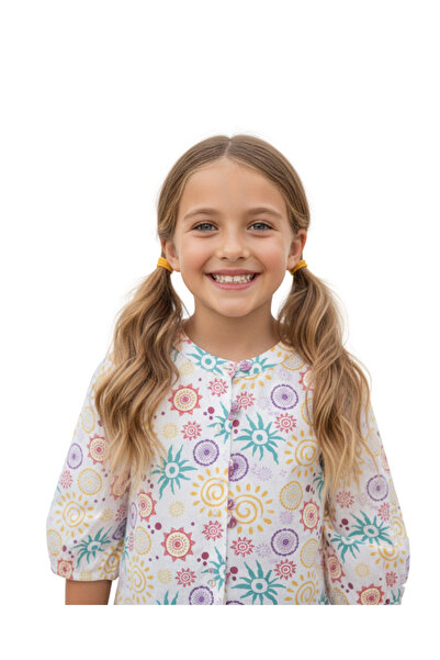 Escabel Girl's Multicolored Printed Blouse