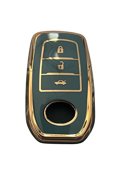 AutoHan Keys غطاء مفتاح متوافق مع سيارات تويوتا C-HR، كامري، كورولا كروس، بري...