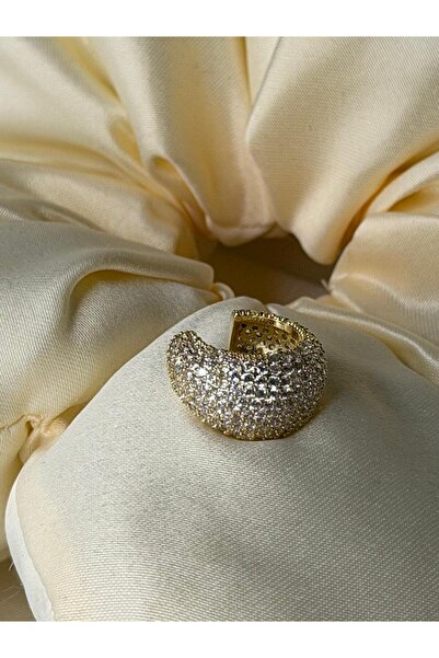 B3 Aksesuar Full Taş Gold Earcuff
