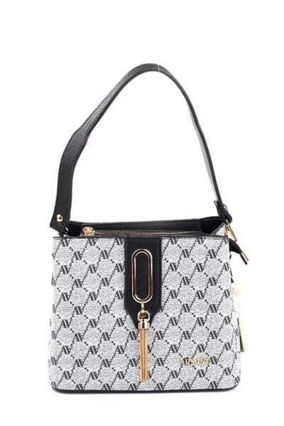 Armine Bag 361 Gray with Dots