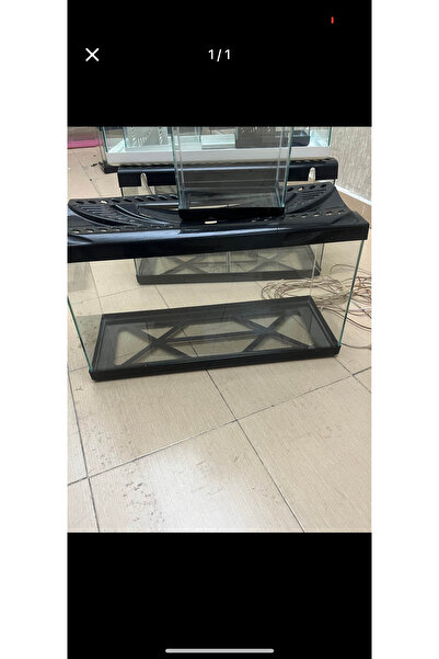 Akvaryum Renkli kapaklı 65 cm