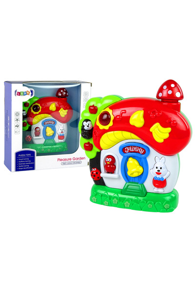 LEAN Cutie muzicală interactivă pentru bebeluși cu animale și sunete