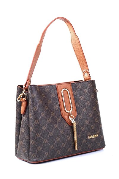 Armine Bag 361 Brown with Dots
