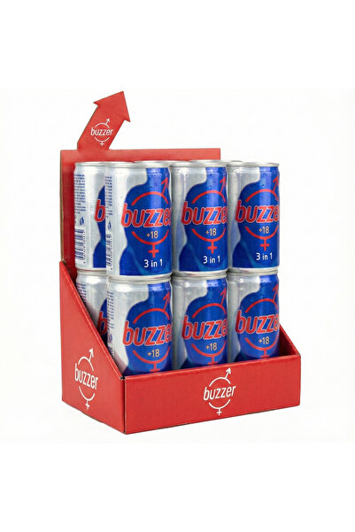 BUZZER Enerji Içeceği +18 - 12 Adet