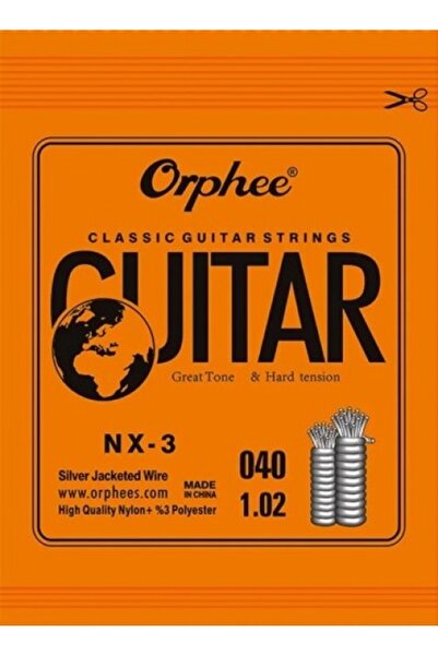 Orphee Nx-3 Classical Guitar Left-Handed (g) String - 3. Cable (Accessory - S...
