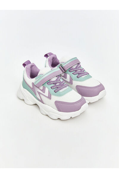 LC Waikiki Vizyon New Season Lace and Velcro Baby Girl Sports Shoes