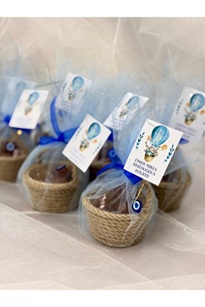 OLLA CANDLE AND DECOR 10 Adet Kişiye Özel Ayıcıklı Mum Hediyelik | Tüllü & Et...