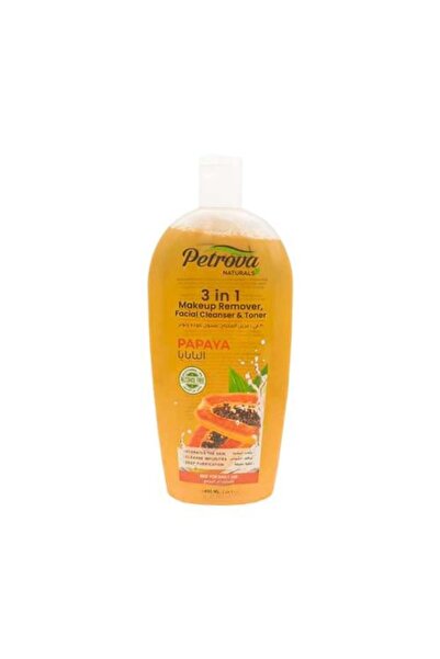 Petrova Naturals Natural Makeup Remover with Papaya Extract – (400 ml)