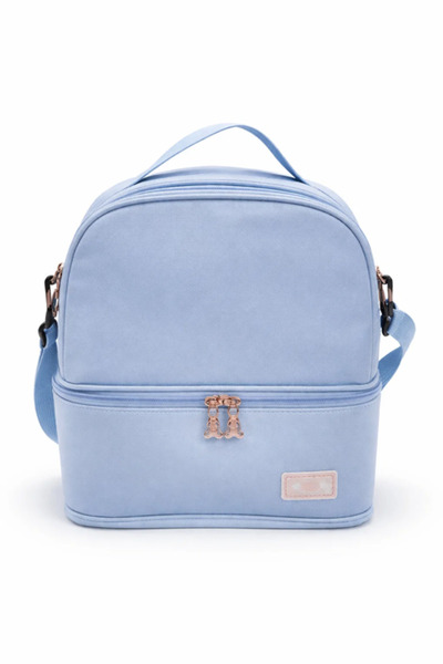 Urbanza Premium Light Blue Insulated Lunch Backpack with Dual Compartments fo...