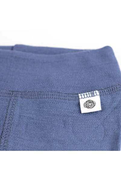 Lille Barn Pantaloni de corp lână merino copii - Vintage Indigo