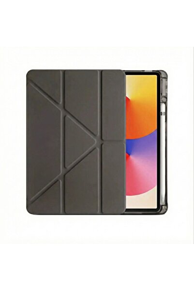 UK iPad Air 11 M3 2025 Kılıf A3266 A3267 Uyumlu Origami Kalem Bölmeli Sararma...