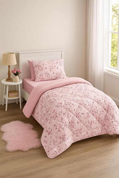 Arma Concept Single Luxury Double-Sided Puffy Patterned Wellsoft Quilt 155X21...