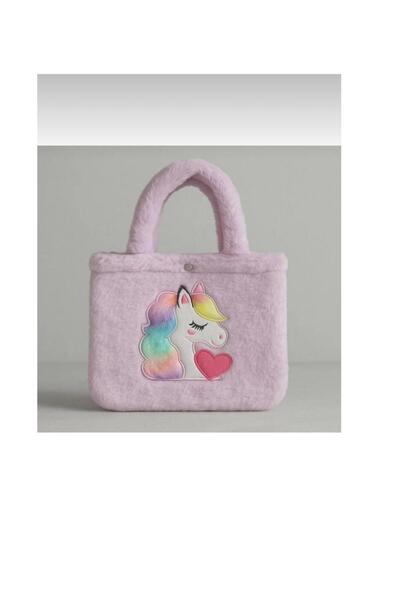 fenomen Unicorn Peluş Çanta 35 cm – Renkli & Sevimli Çocuk Çantası