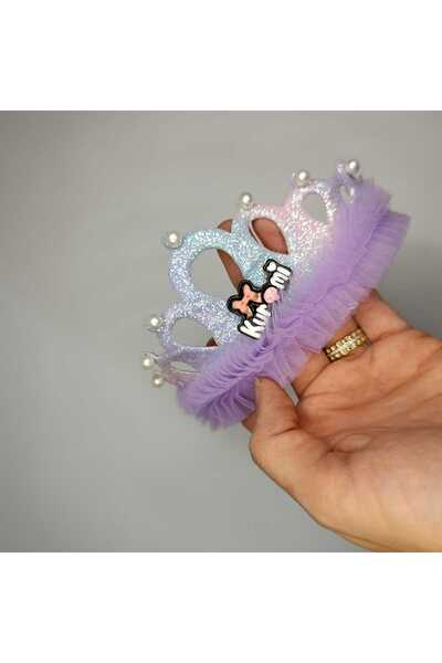 Masal Gurumi KURUMİ KARAKTERLİ KIZ ÇOCUK TAÇ TOKA ( KIZ ÇOCUK HEDİYE)