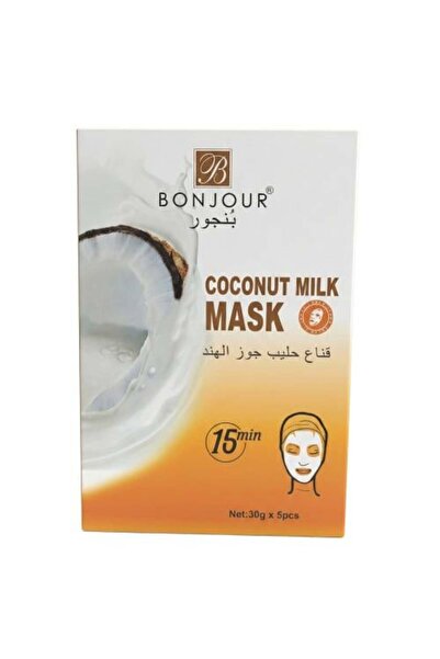 Bonjour Coconut Milk Face Mask by – 5 Sachets × 30 ml