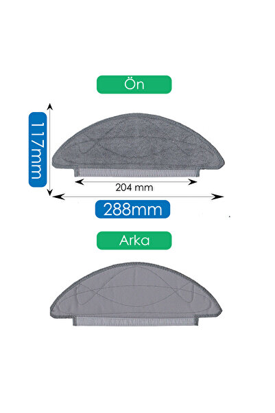 servisevinde Robot Vacuum Cleaner Mop Pad / Cloth Compatible with Viomi Alpha...