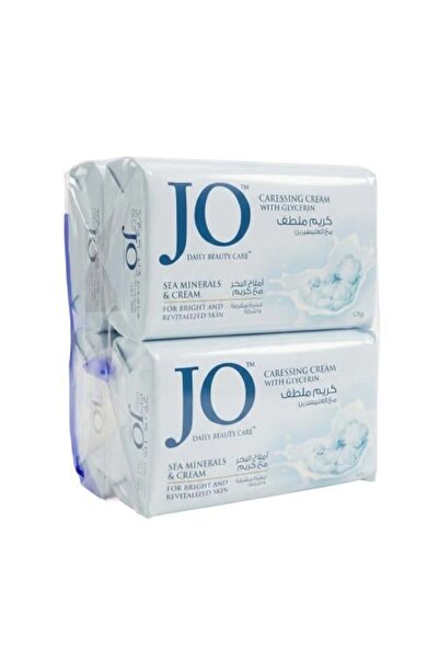 Jo Beauty Soap with Sea Salt and Cream for Radiant Skin from – 4 Pieces × 125...