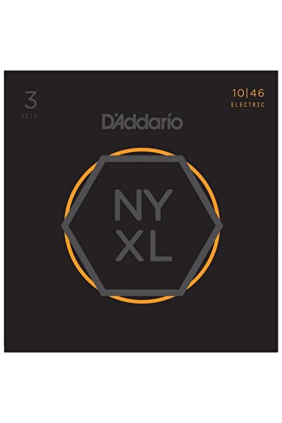 Daddario D'Addario NYXL1046-3P Elektro Gitar Tel Seti (3'lü Ekonomik Paket) -...