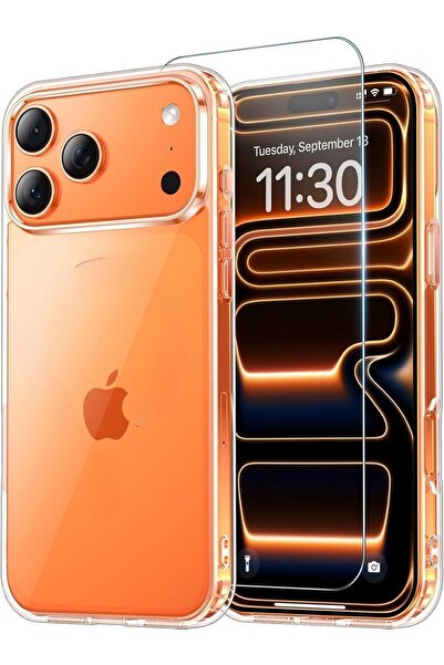 HYX جراب لهاتف آيفون 17 برو ماكس مع واقي شاشة شفاف