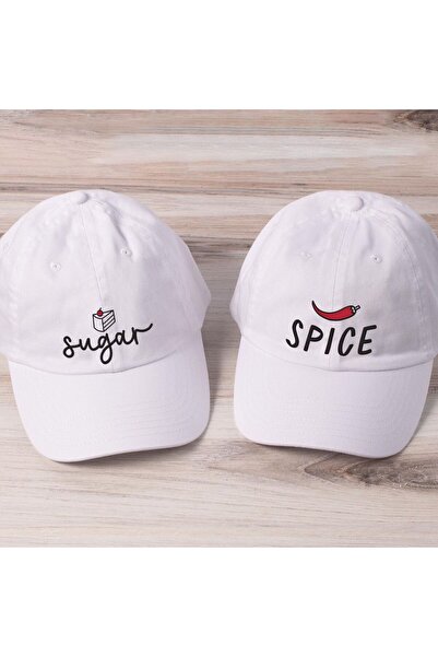 l'eivor Set de pălării albe cu fixare rapidă, combinație de cuplu iubit dulce...