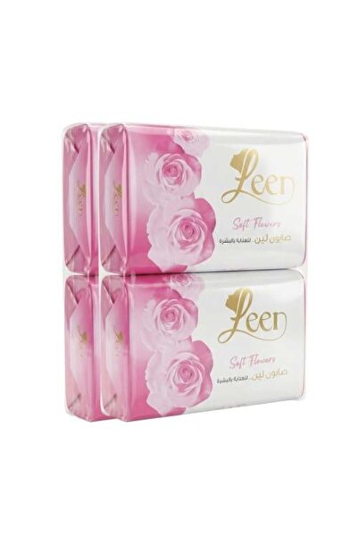 leen Soft Flower Soap for Skin Care – 4 Pieces × 115 Grams