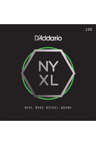 Daddario D'Addario NYXLB100 NYXL Serisi Bas Gitar Tek Teli - .100 (Profesyonel) | Standart Kalın Mi (E) Ölçü
