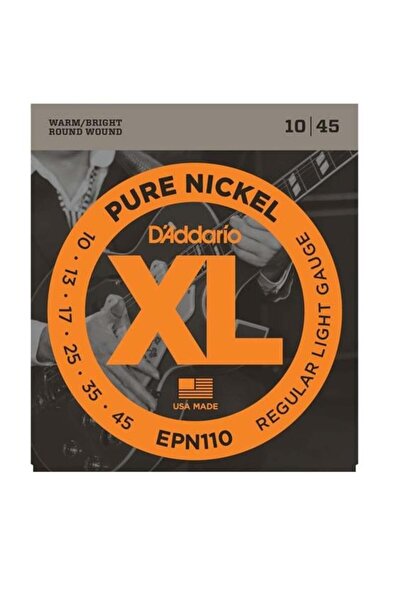 Daddario D'Addario Epn110 XL Pure Nickel Series Electric Guitar Strings Set (...