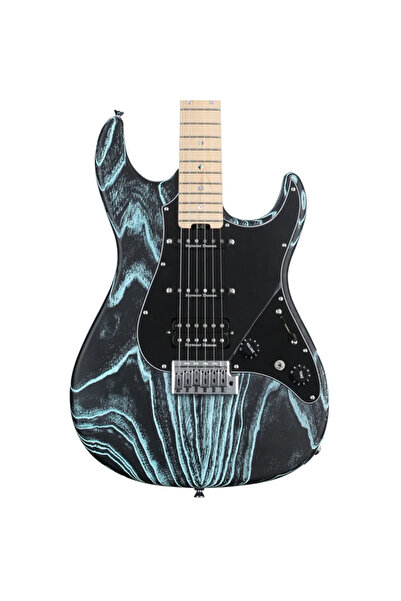 ESP LTD ESNAPASMDWBLKBLU Custom Snapper Drift Wood Black Blue | Özel İşlenmiş...