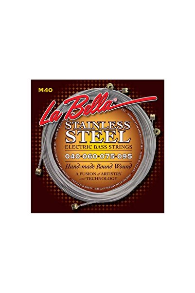 La Bella Strings La Bella Lb-M40 Bass Guitar String (4 Strings) |   Stainless...