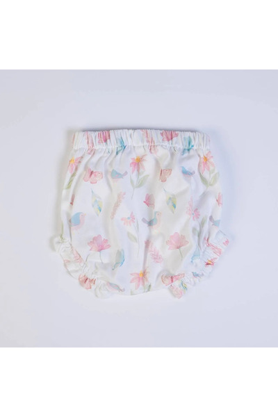 F.S. BABY Set rochiță & pantaloni scurți bumbac fete FS Baby - White