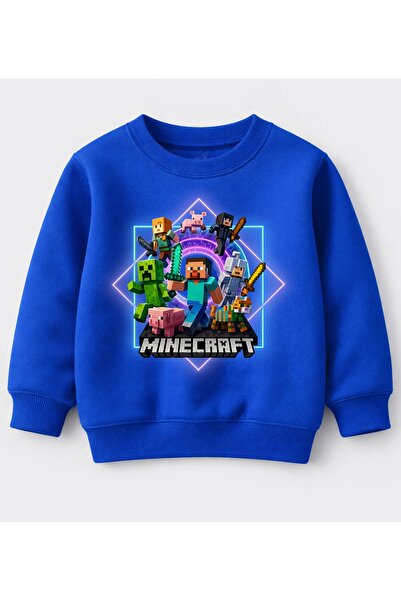 Efendioğlu Design Sweatshirt Main Characters Mi̇ne Craft 8 Characters in a Br...