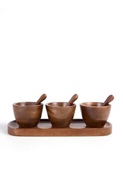 BOYNER EVDE Kase Seti, Bedensiz, Kahve