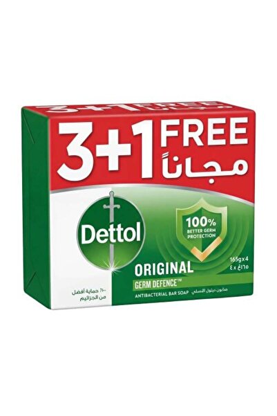 Dettol Original Antibacterial Soap from – 4 Pieces × 165 Grams