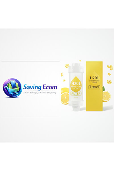 LAVENDER Lemon-scented shower filter - Powered by Vitamin C - Water purifier ...