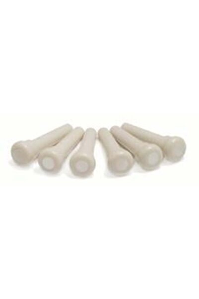GRAPHTECH Graph Tech Lp-1044-60 Tusq Bridge Pin Set (60's - White - Dotted)