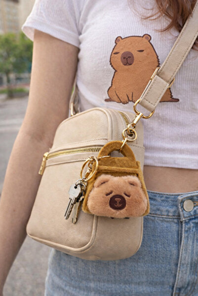 DKY Capy Bara Mini Bag Shaped Bag Charm Keychain