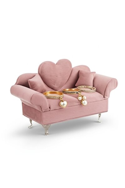 Ayawaska Velvet Jewelry Organizer Box in Sofa Shape