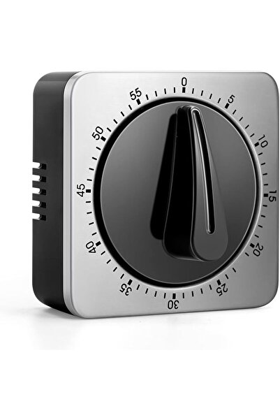 Arabest Mechanical Kitchen Timer - No Batteries, Magnetic Back,Countdown Cloc...