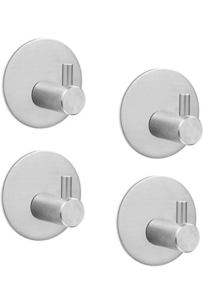 Arabest Stainless Steel Self Adhesive Hooks Heavy Duty Waterproof Stick on Ho...