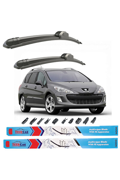 TEAMCAR Υαλοκαθαριστήρες Peugeot 308 I SW (2007-2011) Εμπρός σετ