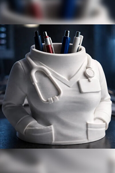 Genç 3D Suport pentru pix pentru medic |   Organizator de birou medical |   S...