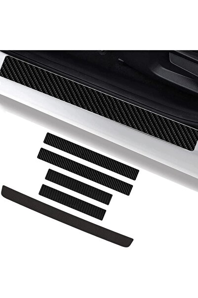 Arabest واقي باب السيارة ذاتي اللصق، واقي حافة الباب، مصنوع من ألياف الكربون ...