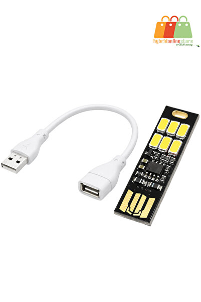 Generic مصباح داخلي للسيارة LED من XLEND يعمل بمنفذ USB، مزود بمفتاح لمس قابل...