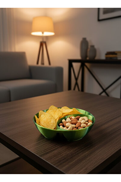 ZERO LAND Drnds Green Snack Bowl Set 4 Pieces (94357) 3X12 cm