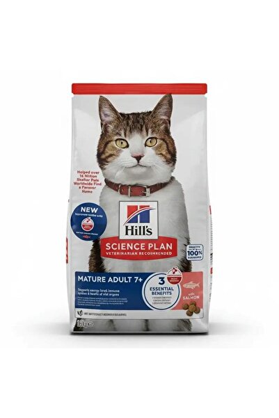 Hill's Hills Ma ture Somon Balıklı Yaşlı Kedi Maması 1,5Kg