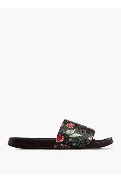 Flora Bella by Shoexpress Women Monogram Floral Print Slides