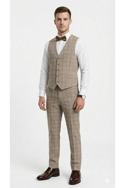 Plus Scorpion Men's 3-piece costume - vest, pants, jacket